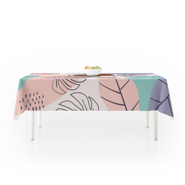 Coconut and Leaves Tablecloths (58"x102") - MAIN (side view)