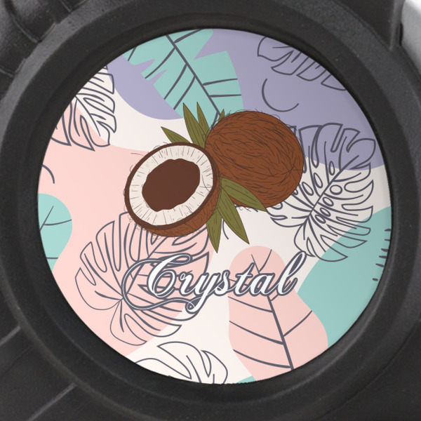 Coconut and Leaves Tape Measure - 25ft - detail