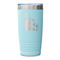 Coconut and Leaves Teal Polar Camel Tumbler - 20oz - Single Sided - Approval