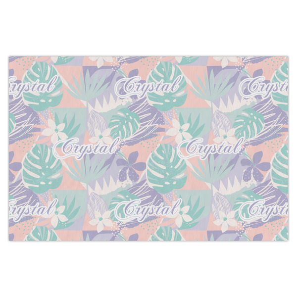 Custom Coconut and Leaves X-Large Tissue Papers Sheets - Heavyweight (Personalized)