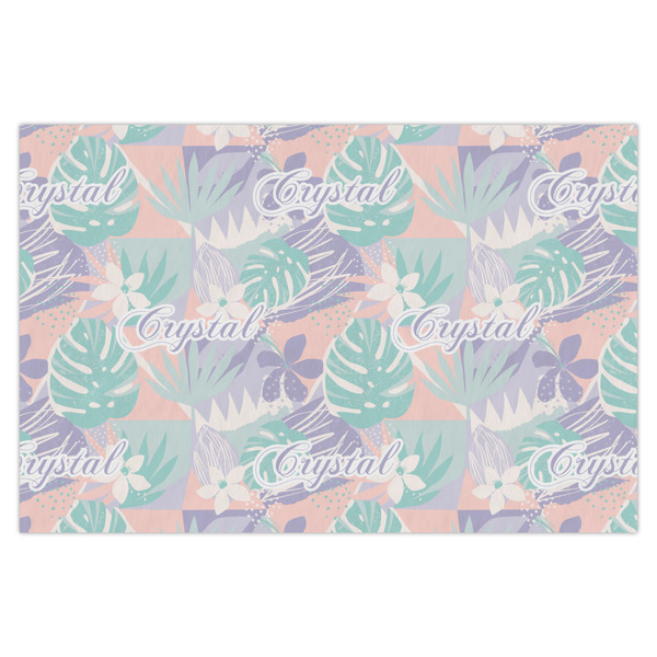 Custom Coconut and Leaves Tissue Paper Sheets - X-Large - Heavyweight (Personalized)