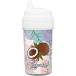 Coconut and Leaves Sippy Cup (Personalized)
