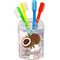 Coconut and Leaves Toothbrush Holder (Personalized)