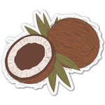 Coconut and Leaves Graphic Decal - Custom Sizes