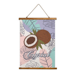Coconut and Leaves Wall Hanging Tapestry (Personalized)