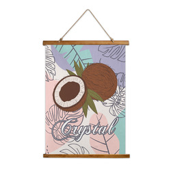 Coconut and Leaves Wall Hanging Tapestry (Personalized)