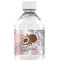 Coconut and Leaves Water Bottle Label - Single Front