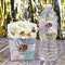 Coconut and Leaves Water Bottle Label - w/ Favor Box