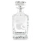 Coconut and Leaves Whiskey Decanter - 26oz Square - APPROVAL