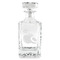 Coconut and Leaves Whiskey Decanter - 26 oz Square