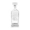 Coconut and Leaves Whiskey Decanter - 30oz Square - FRONT