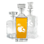 Coconut and Leaves Whiskey Decanter
