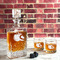 Coconut and Leaves Whiskey Decanters - 26oz Rect - LIFESTYLE