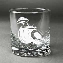 Coconut and Leaves Whiskey Glass (Single)