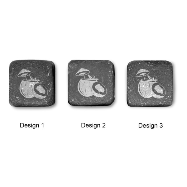 Coconut and Leaves Whiskey Stones - Set of 3 - Approval