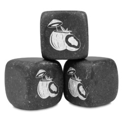 Coconut and Leaves Whiskey Stone Set
