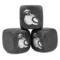 Coconut and Leaves Whiskey Stones - Set of 3 - Front