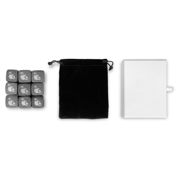 Coconut and Leaves Whiskey Stones - Set of 9 - Content Packaging