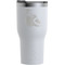 Coconut and Leaves White RTIC Tumbler - Front