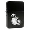 Coconut and Leaves Windproof Lighters - Black - Front/Main