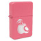 Coconut and Leaves Windproof Lighters - Pink - Front/Main
