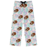 Coconut and Leaves Womens Pajama Pants