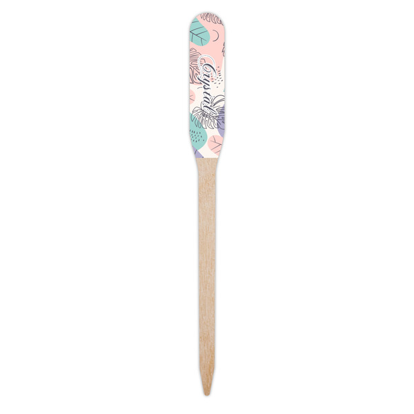 Coconut and Leaves Wooden Food Pick - Paddle - Single Pick