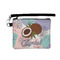 Coconut and Leaves Wristlet ID Cases - Front