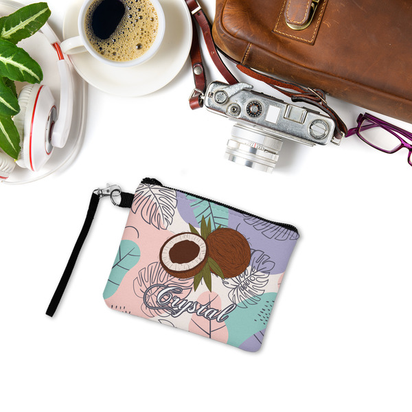 Coconut and Leaves Wristlet ID Cases - LIFESTYLE