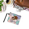 Coconut and Leaves Wristlet ID Cases - LIFESTYLE