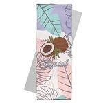 Coconut and Leaves Yoga Mat Towel w/ Name or Text