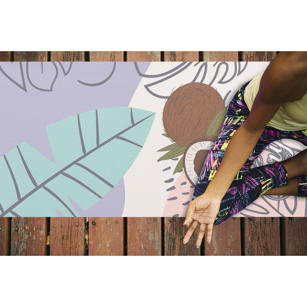 Coconut and Leaves Yoga Mats - LIFESTYLE