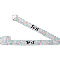 Coconut and Leaves Yoga Strap (Personalized)