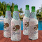 Coconut and Leaves Zipper Bottle Cooler - Set of 4 - LIFESTYLE