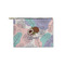 Coconut and Leaves Zipper Pouch - Small - 8.5"x6" w/ Name or Text