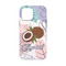 Coconut and Leaves iPhone 13 Mini Tough Case - Back