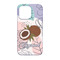 Coconut and Leaves iPhone 13 Pro Case - Back