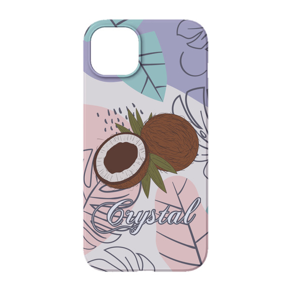 Coconut and Leaves iPhone 14 Case - Back
