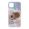 Coconut and Leaves iPhone 14 Pro Case - Back