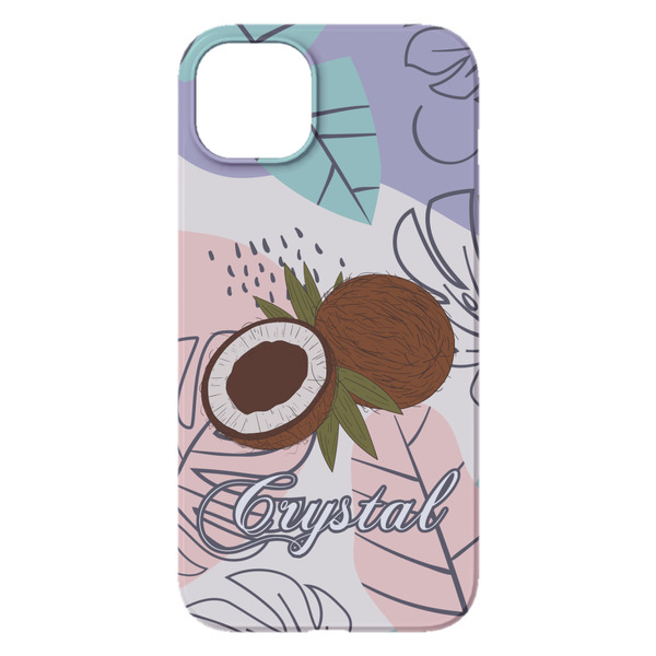 Coconut and Leaves iPhone 14 Pro Max Case - Back