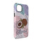 Coconut and Leaves iPhone 14 Pro Tough Case - Angle