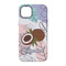 Coconut and Leaves iPhone 14 Pro Tough Case - Back