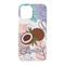 Coconut and Leaves iPhone 15 Pro Case - Back