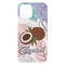 Coconut and Leaves iPhone 15 Pro Max Case - Back