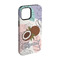 Coconut and Leaves iPhone 15 Pro Tough Case - Angle