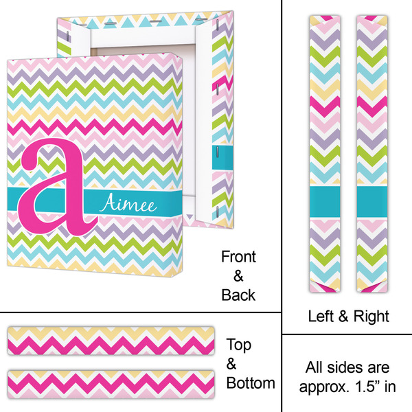 Colorful Chevron 11x14 - Canvas Print - Approval