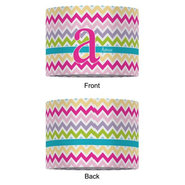Colorful Chevron 12" Drum Lampshade - APPROVAL (Fabric)