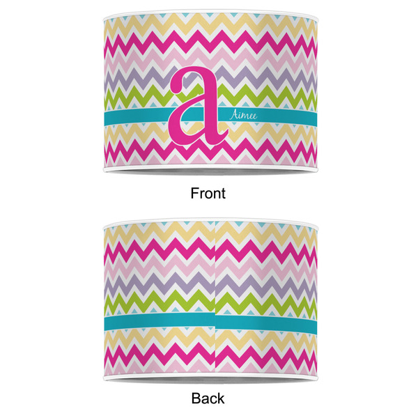 Colorful Chevron 12" Drum Lampshade - APPROVAL (Poly Film)