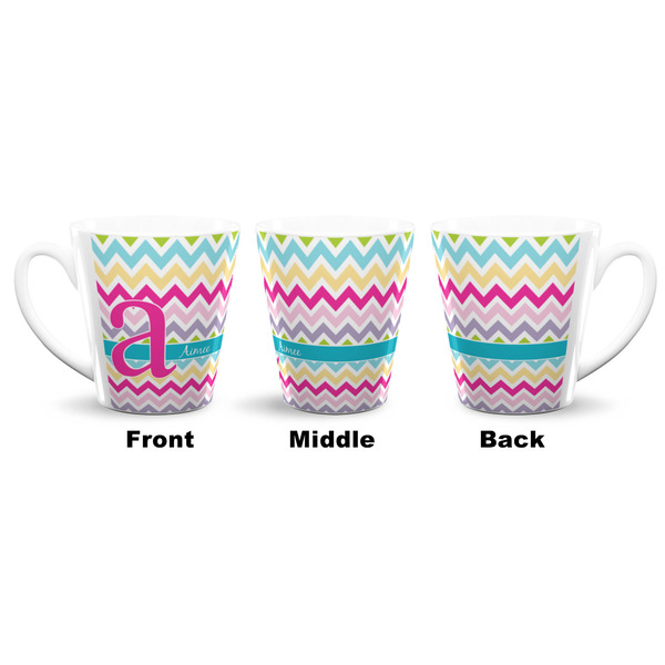 Colorful Chevron 12 Oz Latte Mug - Approval