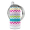 Colorful Chevron 12 oz Stainless Steel Sippy Cups - FULL (back angle)